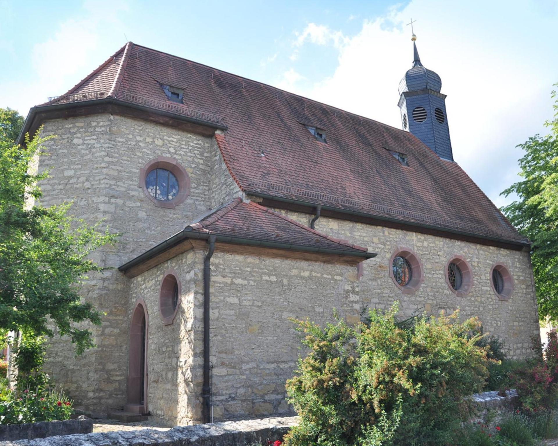 Lichtdurchflutetes Zimmer - Kappele Waldbuttelbrunn Exterior foto